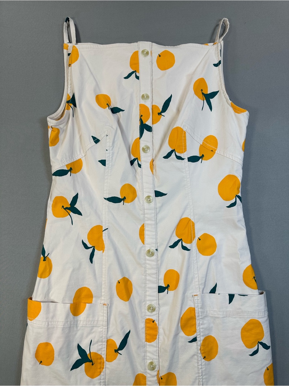 NWT Maeve x Anthropologie Dylan Mierzwinski Colette Citrus Midi Dress - Medium - Picture 4 of 16